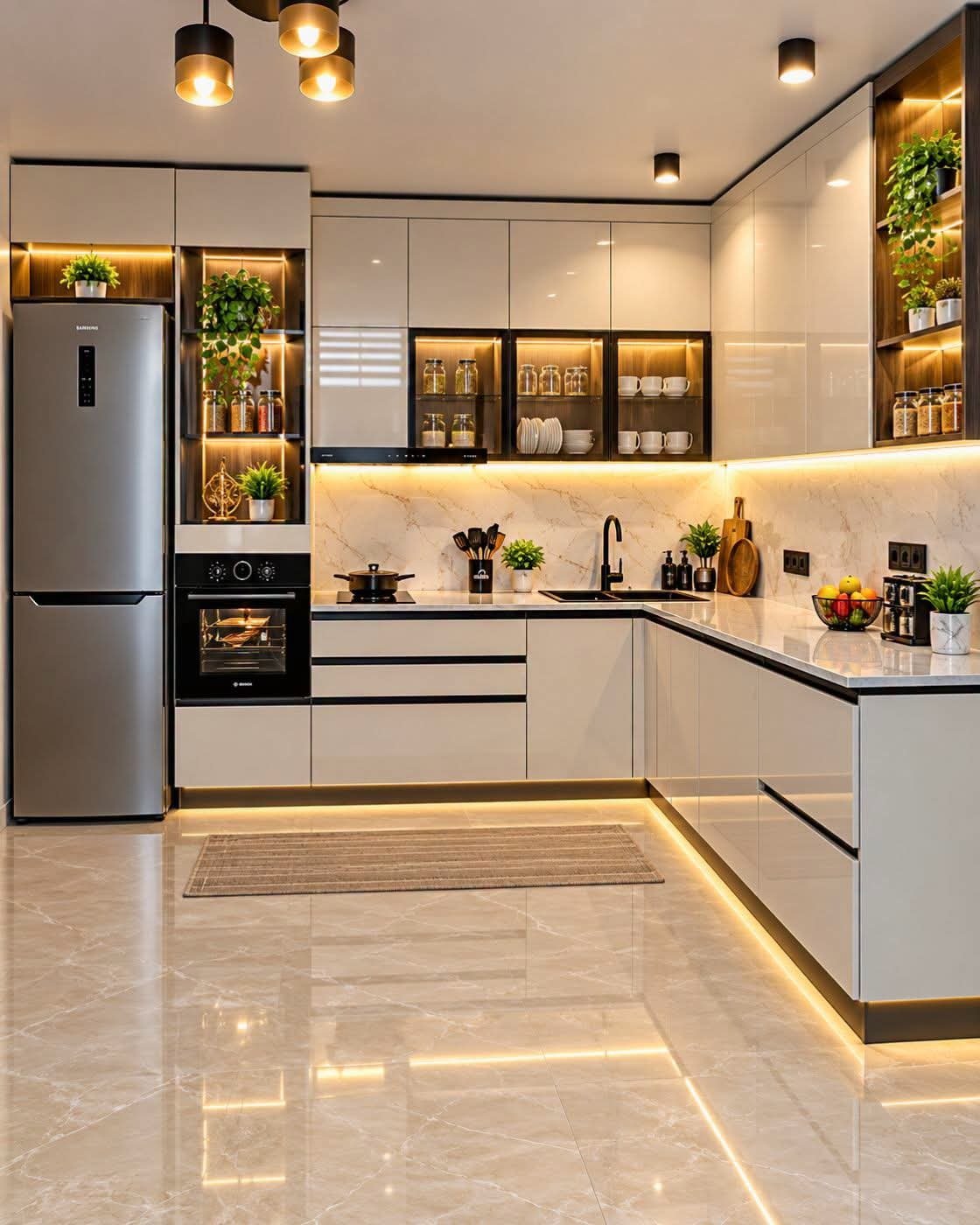 Luxury Modular Kitchen Design in Noida